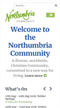 Mobile Screenshot of northumbriacommunity.org